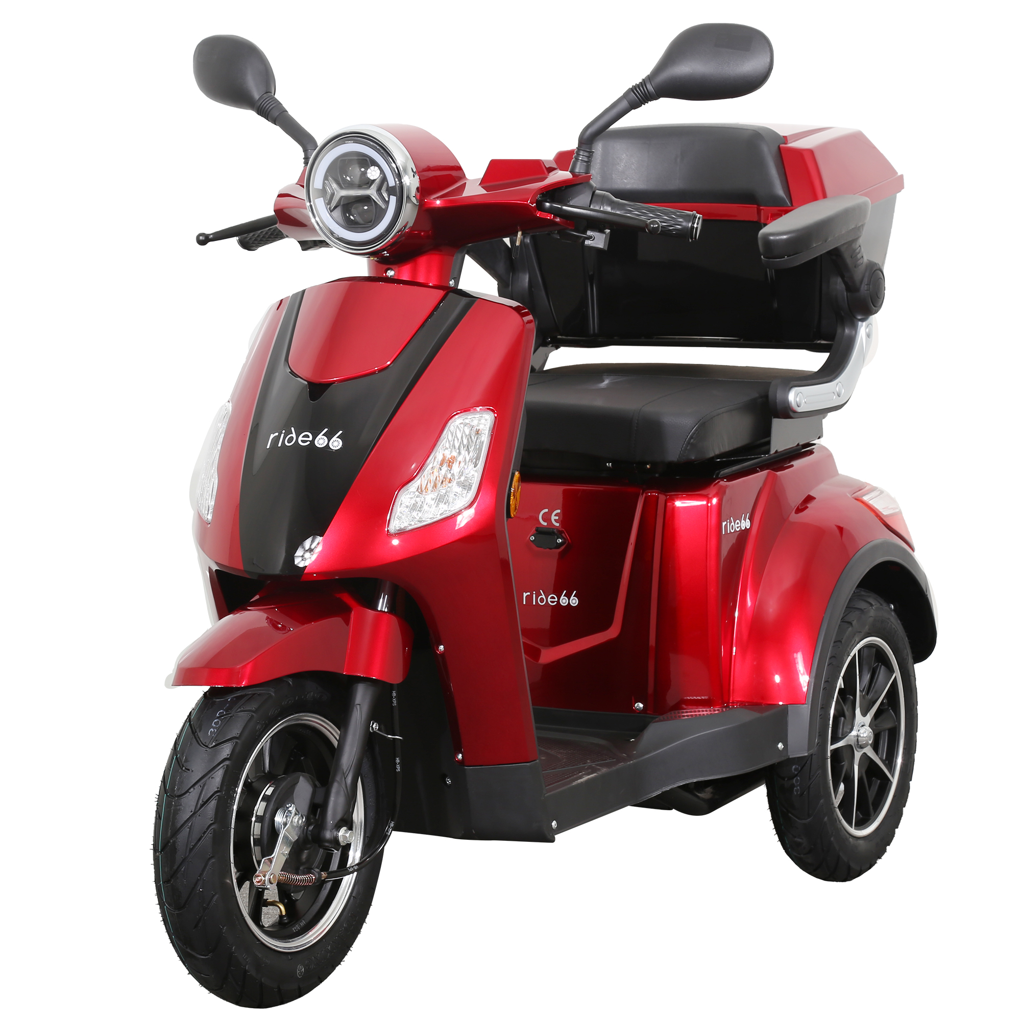 Folding 3 Wheel Electric Mobility Scooter Tricycle Trike Red